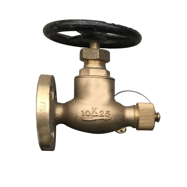 JIS F7334 10K 25A Bronze Hose Valve Screwed Bonnet